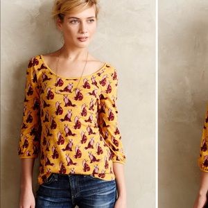 Anthropologie Forest Fete Fox tunic S